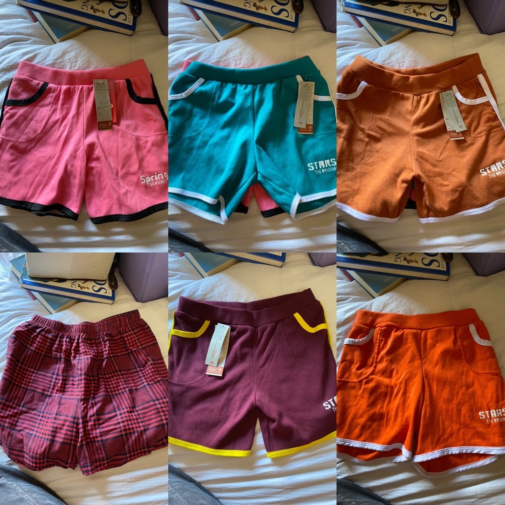 Colored shorts